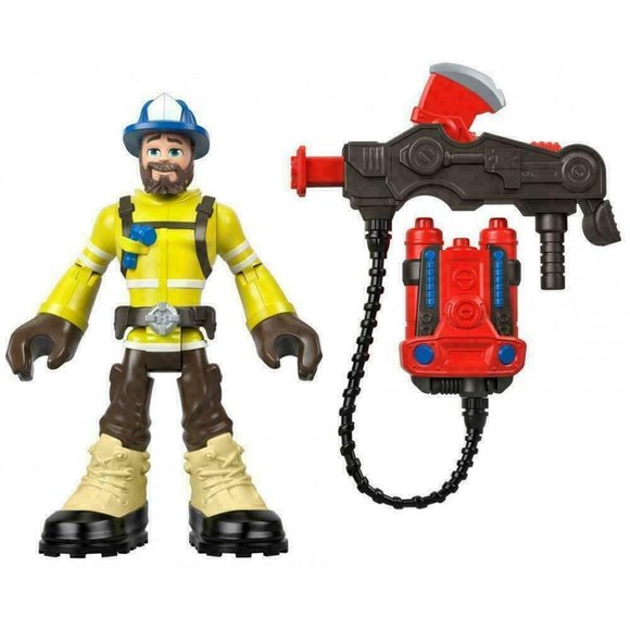 Fisher-Price Rescue Heroes Forrest Fuego 6-Inch Figure with Accessories Fun Toys - Picture 5 of 10